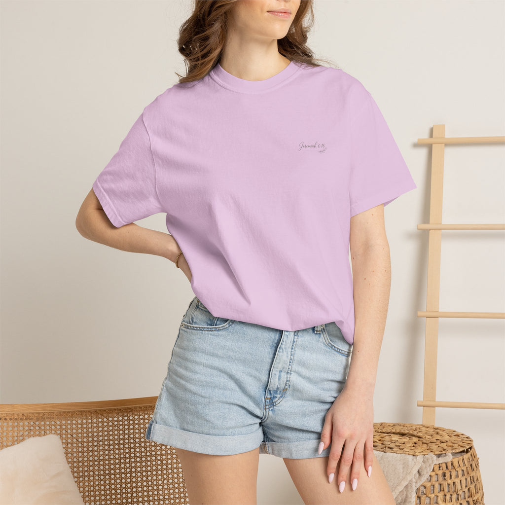 Ask for the Old Paths — Jeremiah 6:16 Christian Shirt for Women | Floral Scripture Tee, Faith Gift for Her