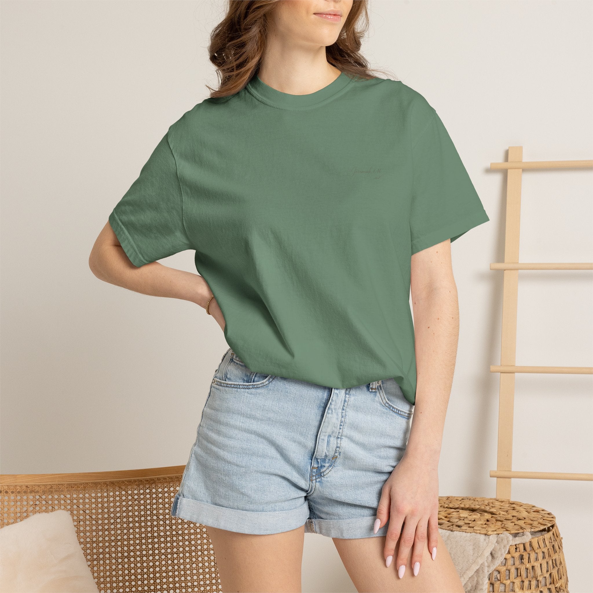 Ask for the Old Paths — Jeremiah 6:16 Christian Shirt for Women | Floral Scripture Tee, Faith Gift for Her