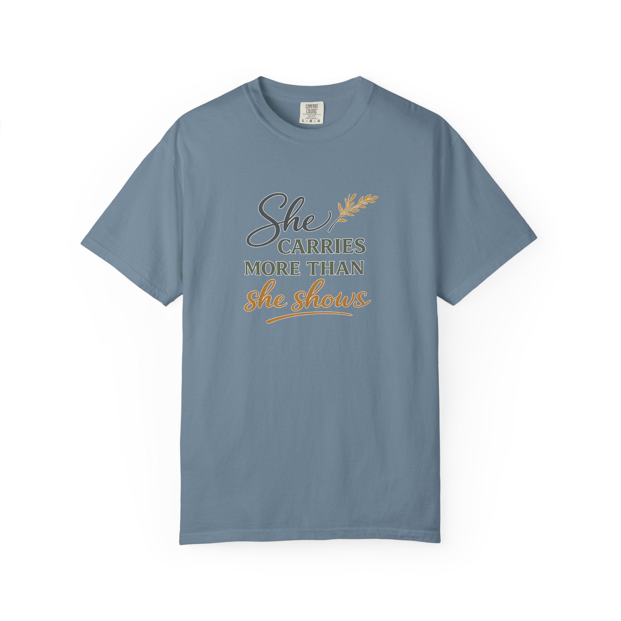 She Carries More Than She Shows — Quiet Strength Shirt for Women | Christian Faith Tee