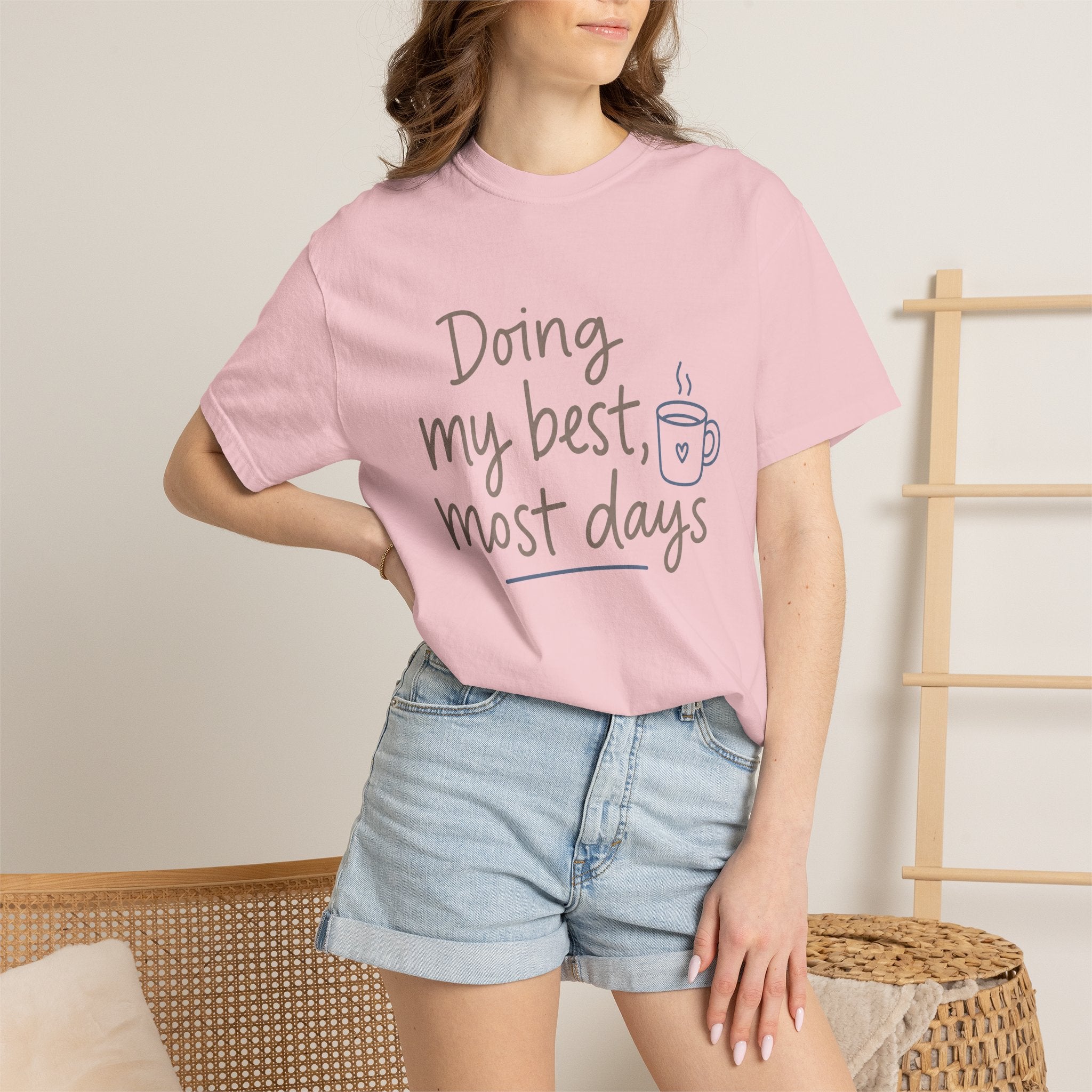 Doing My Best, Most Days — Christian Shirt for Women | Honest Faith Tee, Mom Gift, Quiet Strength
