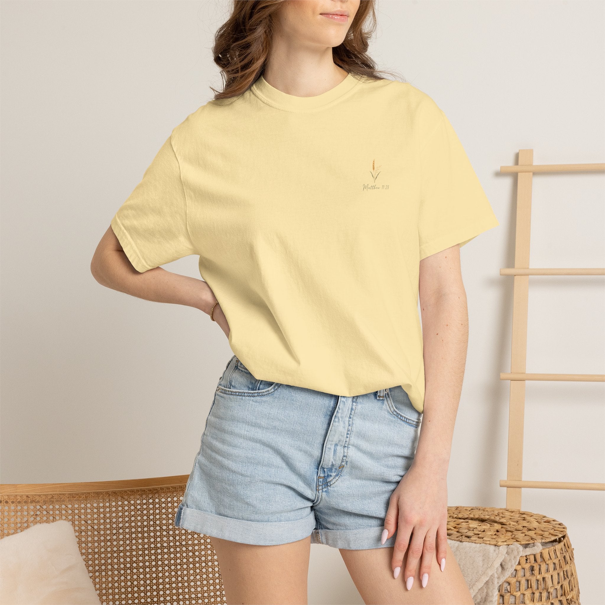 Come and Be Unburdened — Matthew 11:28 Christian Shirt for Women | Scripture Tee, Faith Gift for Her