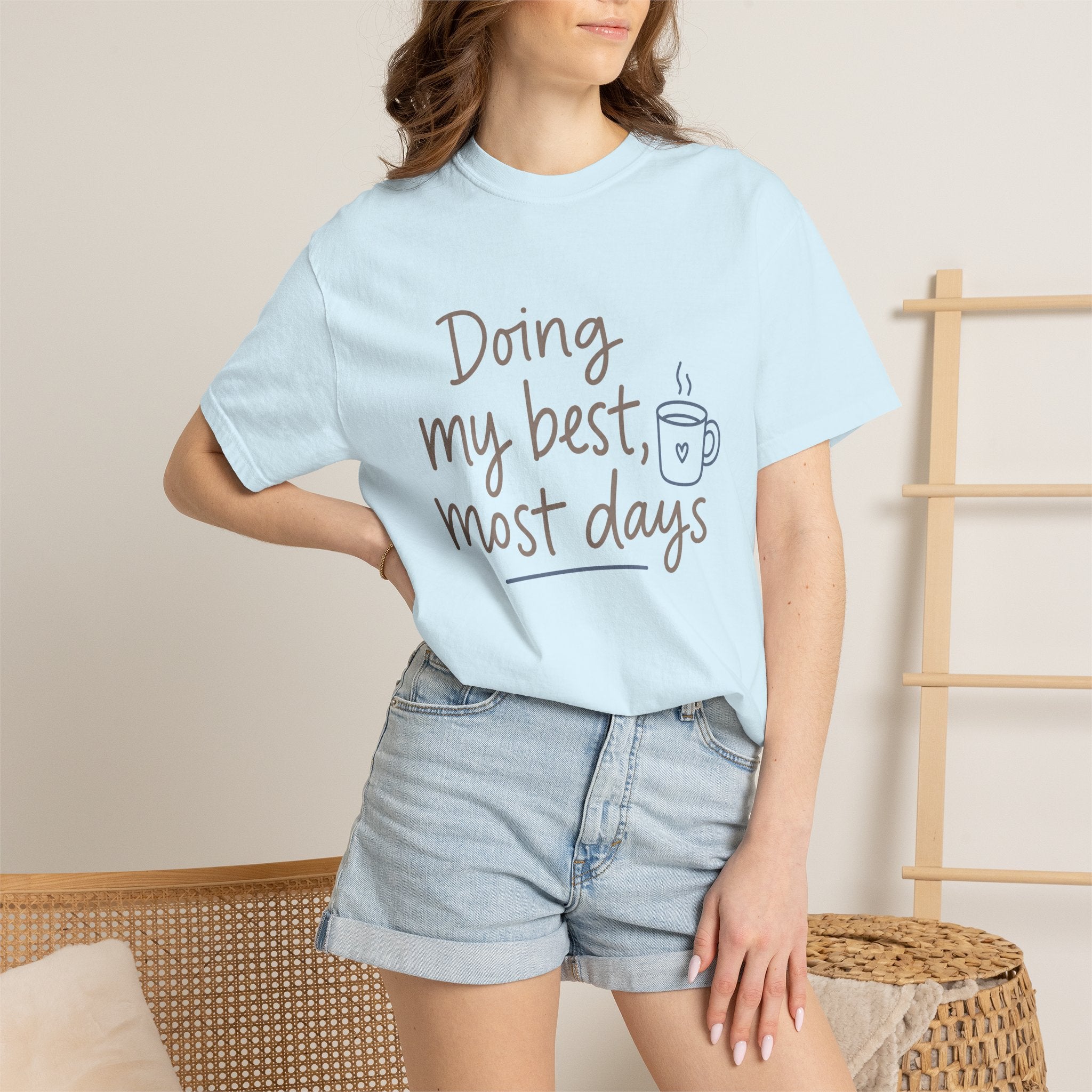 Doing My Best, Most Days — Christian Shirt for Women | Honest Faith Tee, Mom Gift, Quiet Strength