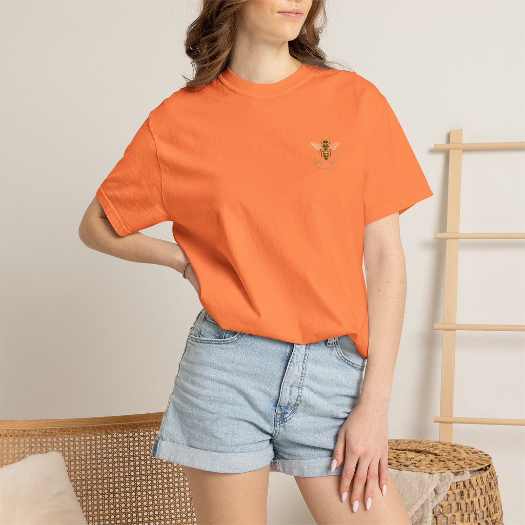 Gracious Words Are Like a Honeycomb — Proverbs 16:24 Christian Shirt for Women | Bee Scripture Tee, Faith Gift