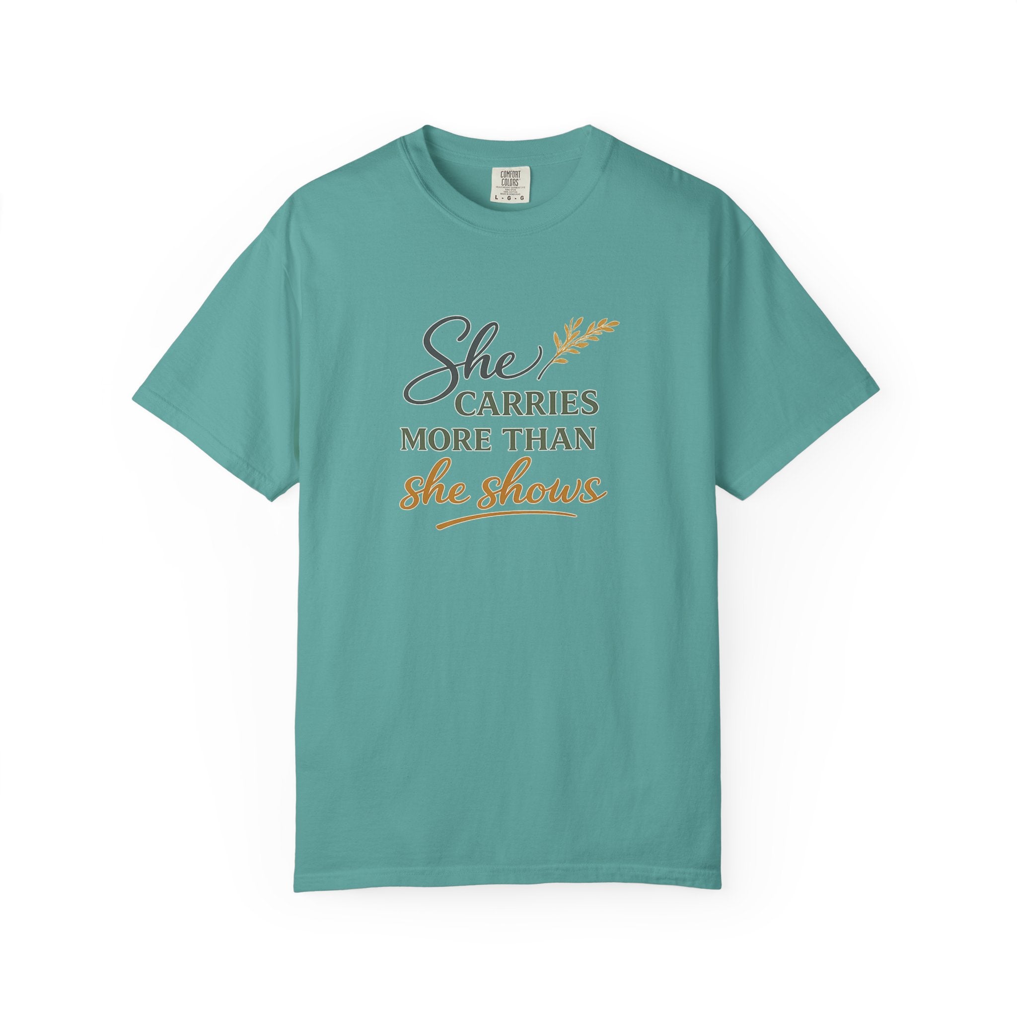 She Carries More Than She Shows — Quiet Strength Shirt for Women | Christian Faith Tee