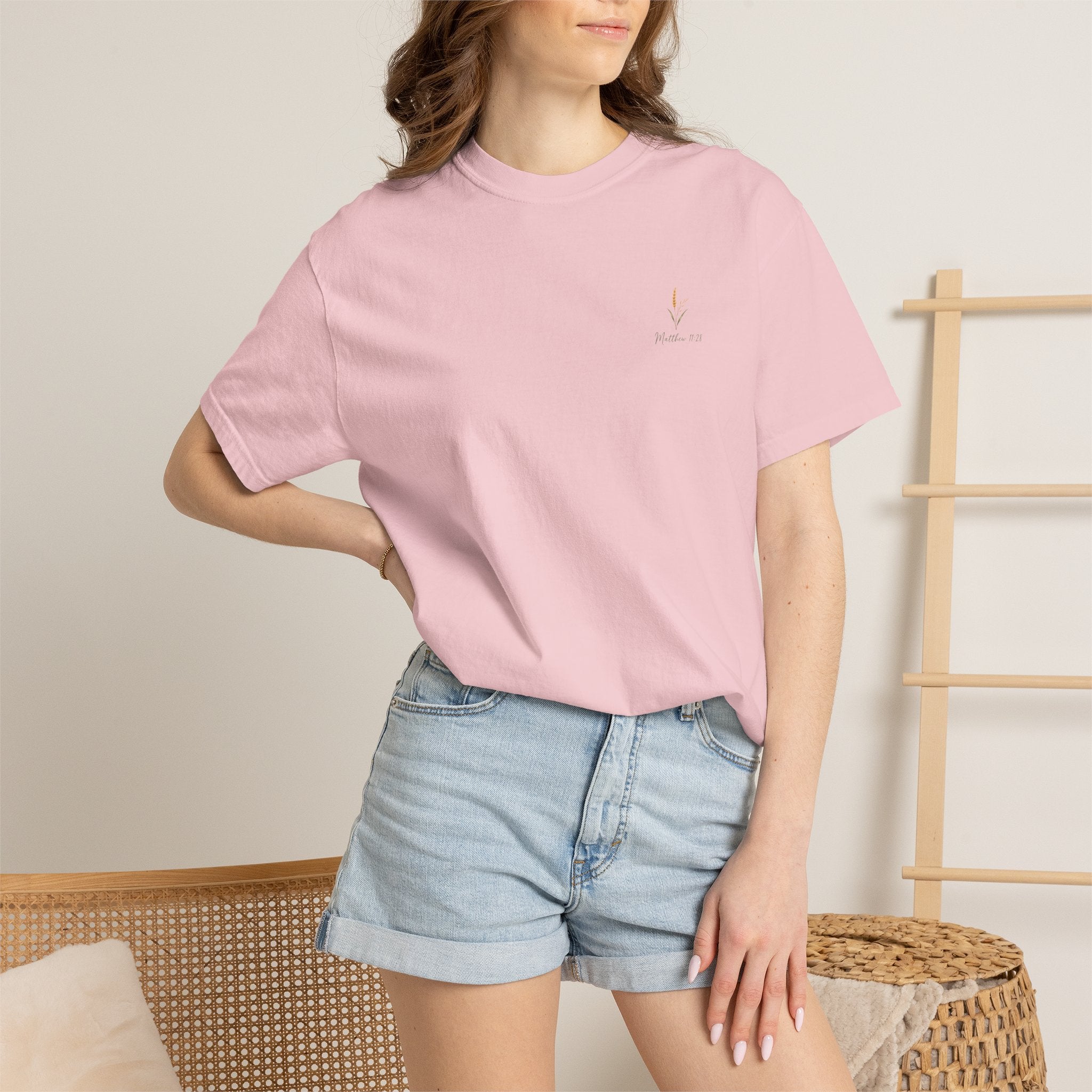 Come and Be Unburdened — Matthew 11:28 Christian Shirt for Women | Scripture Tee, Faith Gift for Her