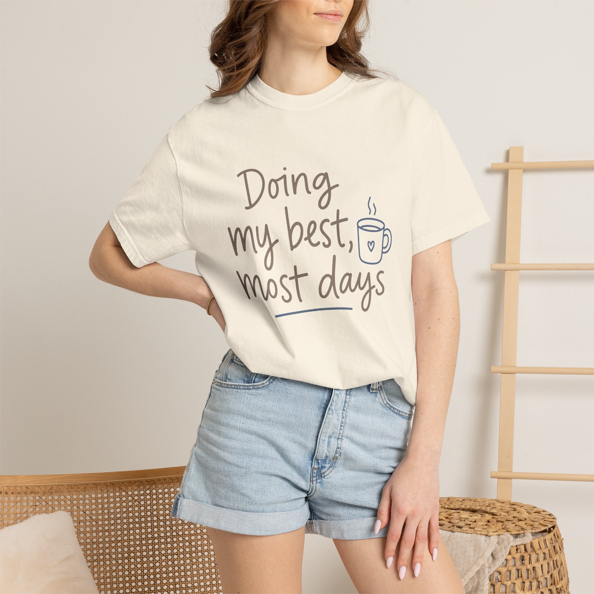 Doing My Best, Most Days — Christian Shirt for Women | Honest Faith Tee, Mom Gift, Quiet Strength